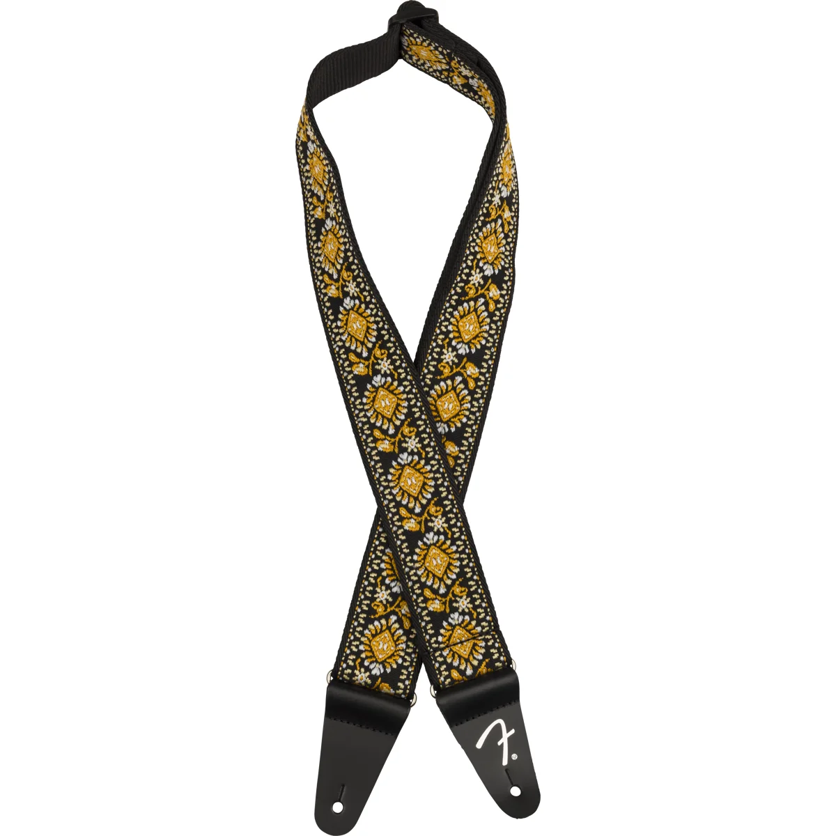 Pasadena Woven Strap, Yellow Lotus, 2"