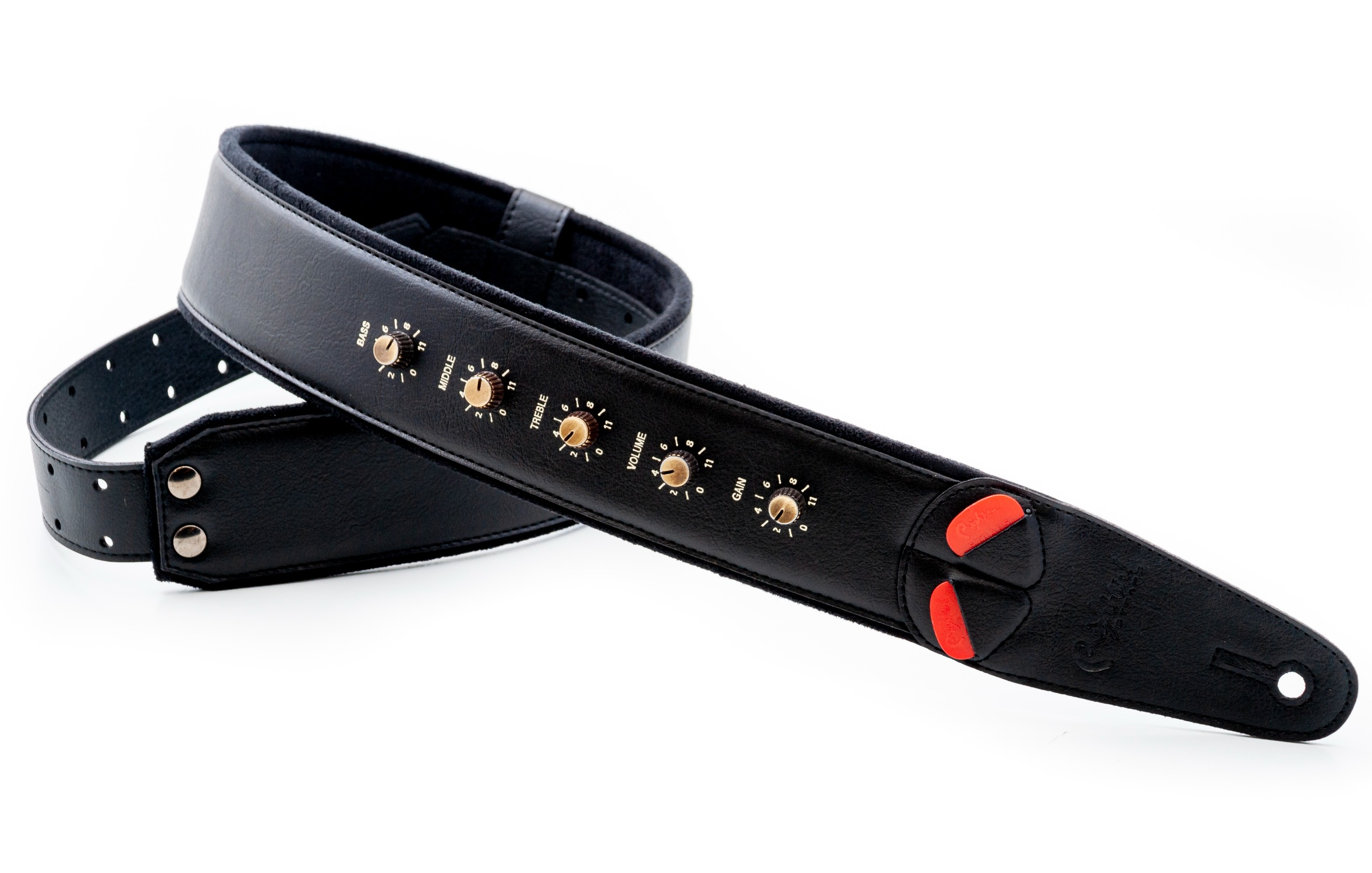 Spinal Tap Black Guitar Strap 
