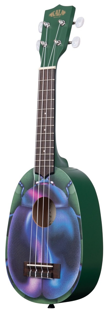 KA-NV-BTLE - Novelty Series Blue Beetle Soprano Ukulele, with Bag