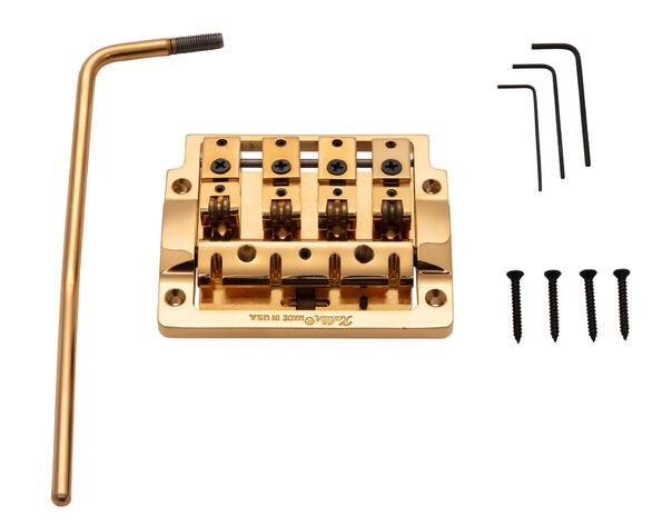 2410R-W4 - 4-String Bass Tremolo with Rearward Saddles - Gold