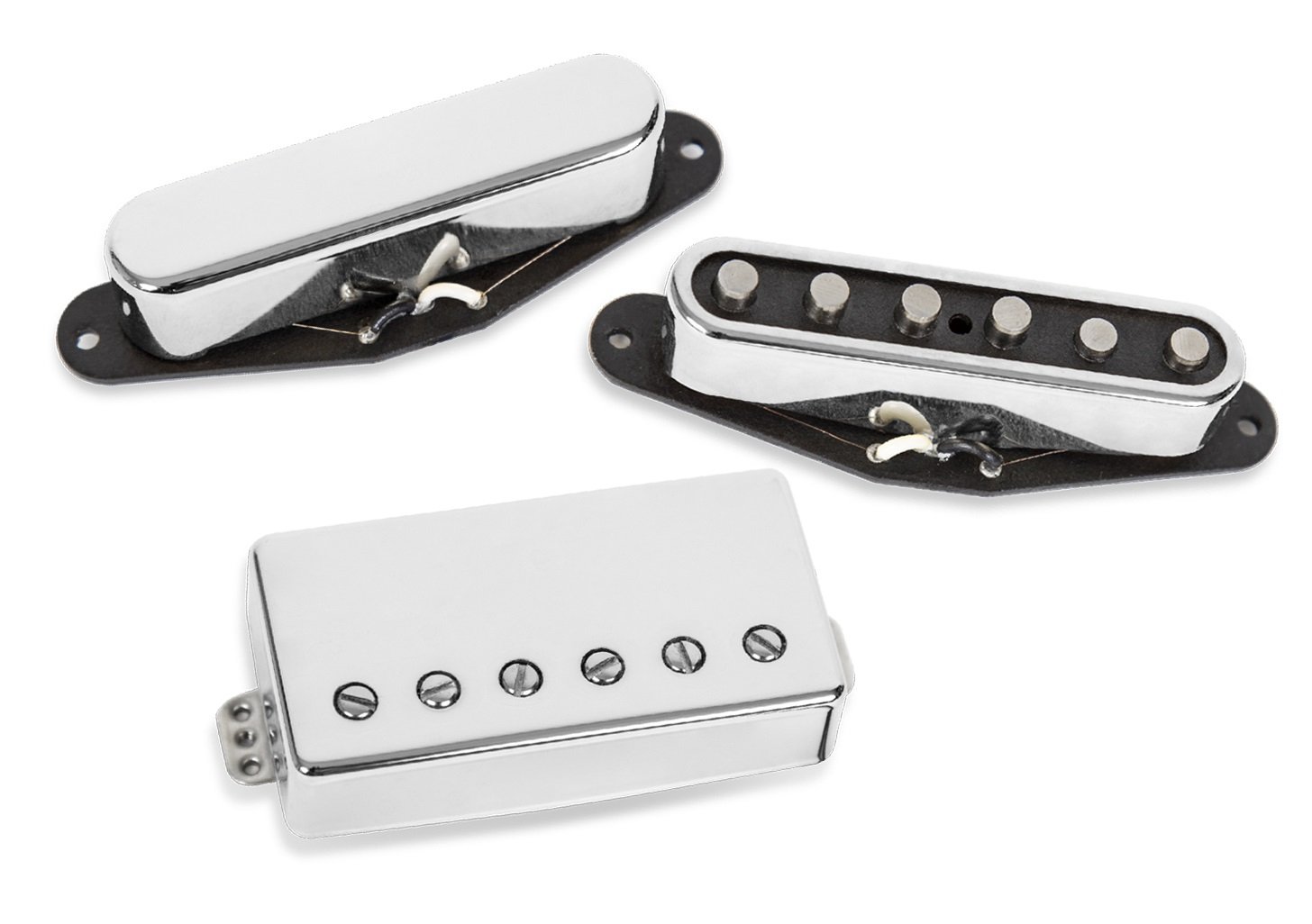 Signature Lari Basilio Pickup Set, Trembucker - Chrome