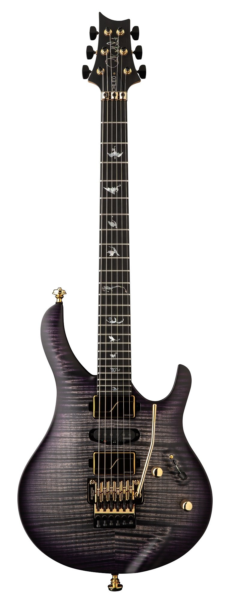   Chleo Herman Li LTD Charcoal Purple Burst