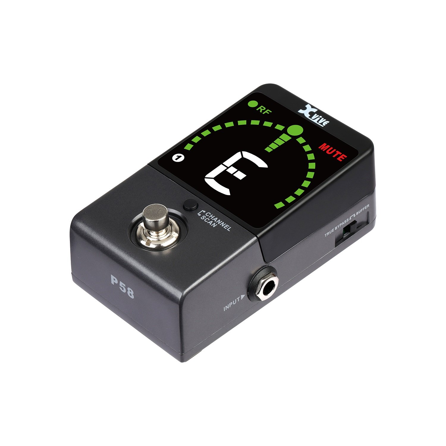 P58R Digital Guitar Pedal Tuner Wireless System, 5.8 GHz - Receiver