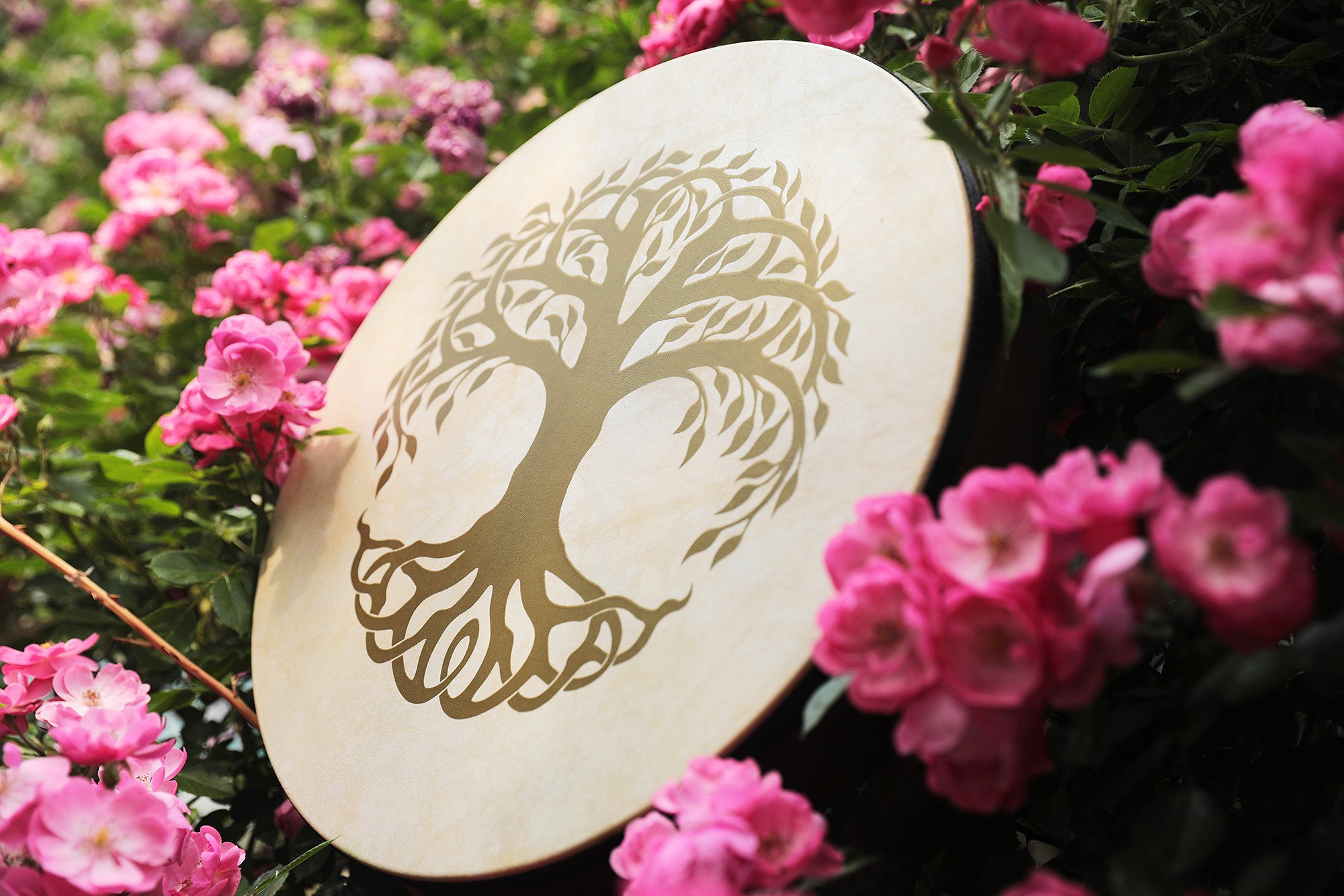 Hand Drum 16" Tree of Life