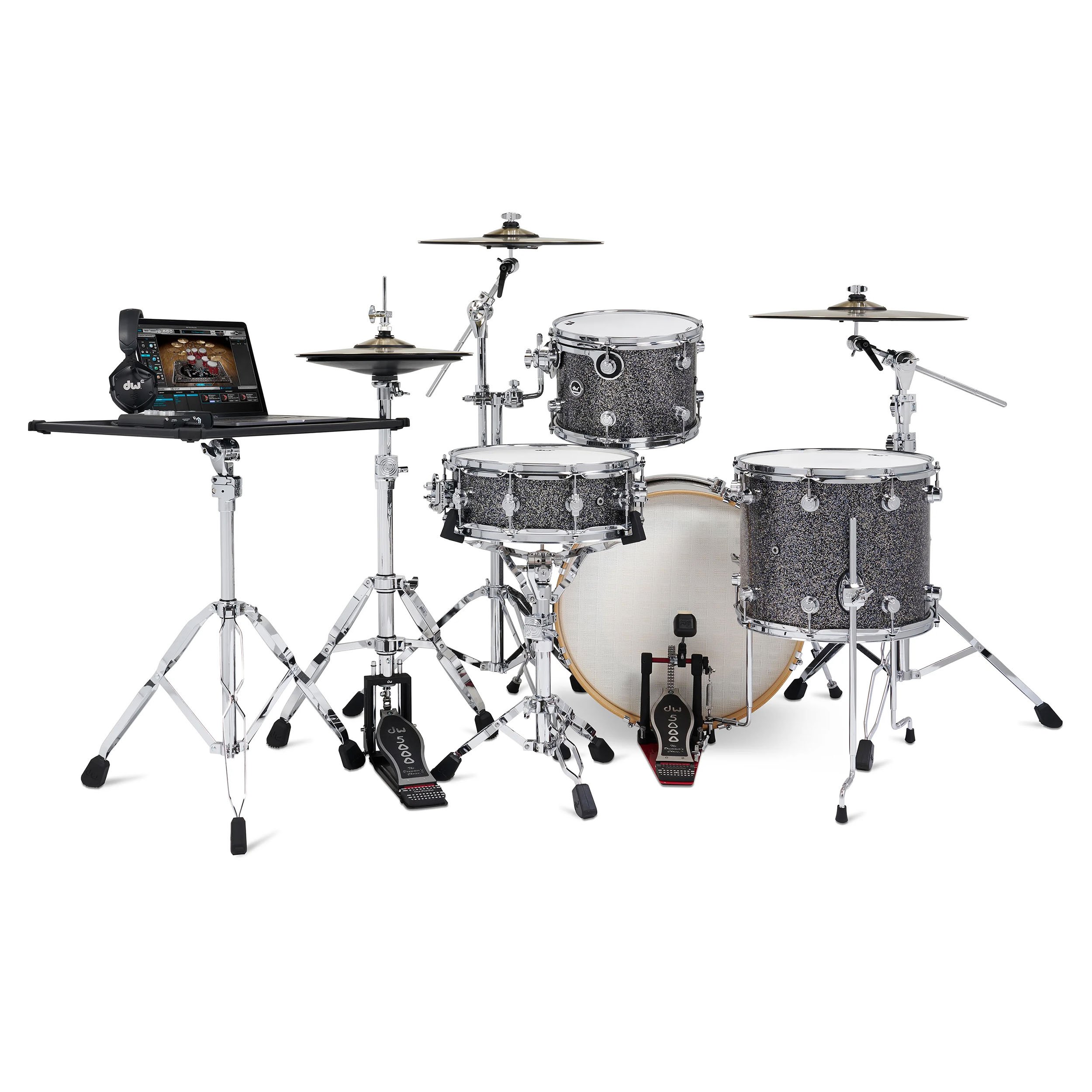 Black Galaxy | 4-tlg Drum Kit Set mit 3 Becken