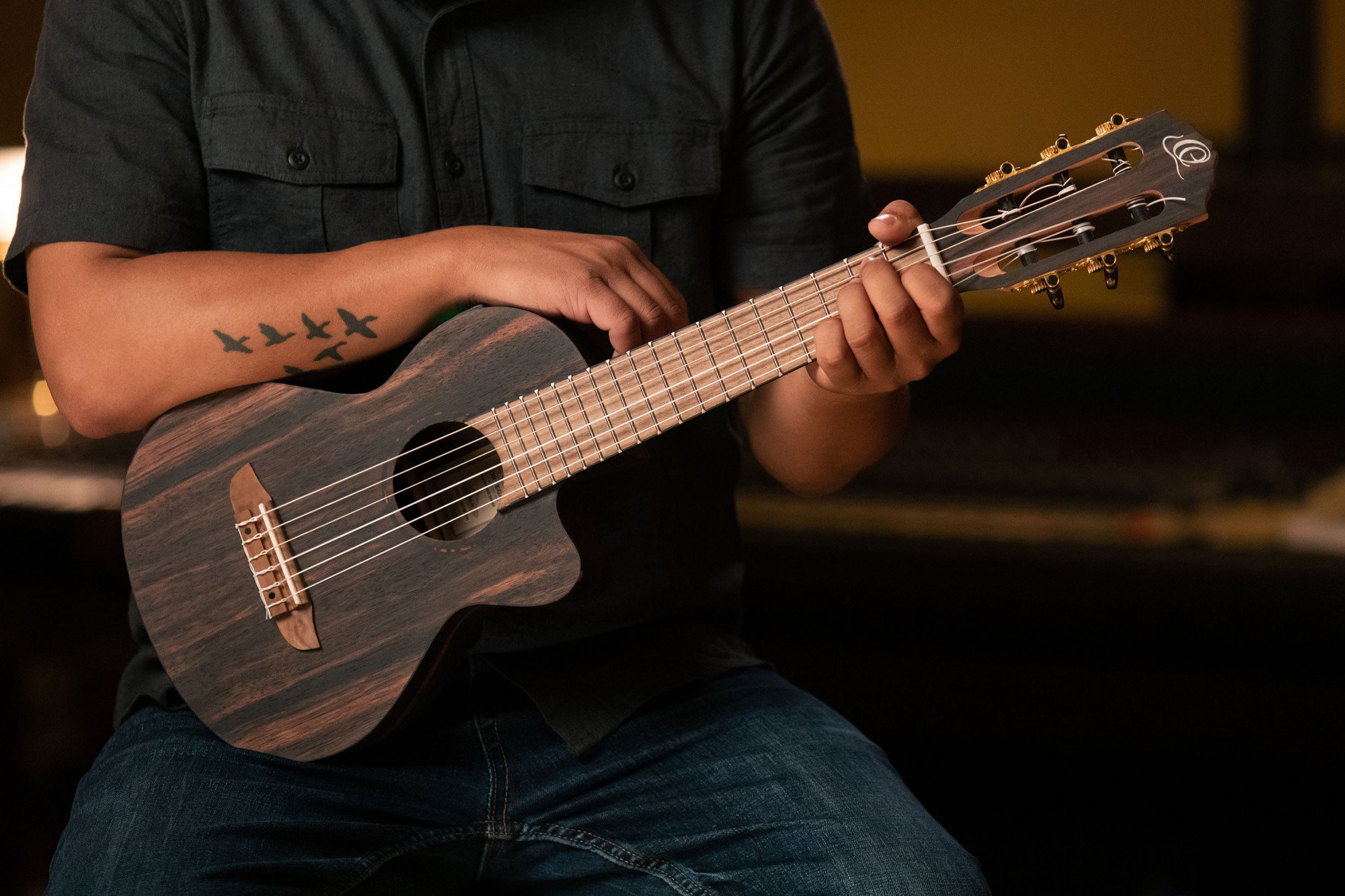 RGL5EB-CE Guitarlele inkl. Tonabnehmer 