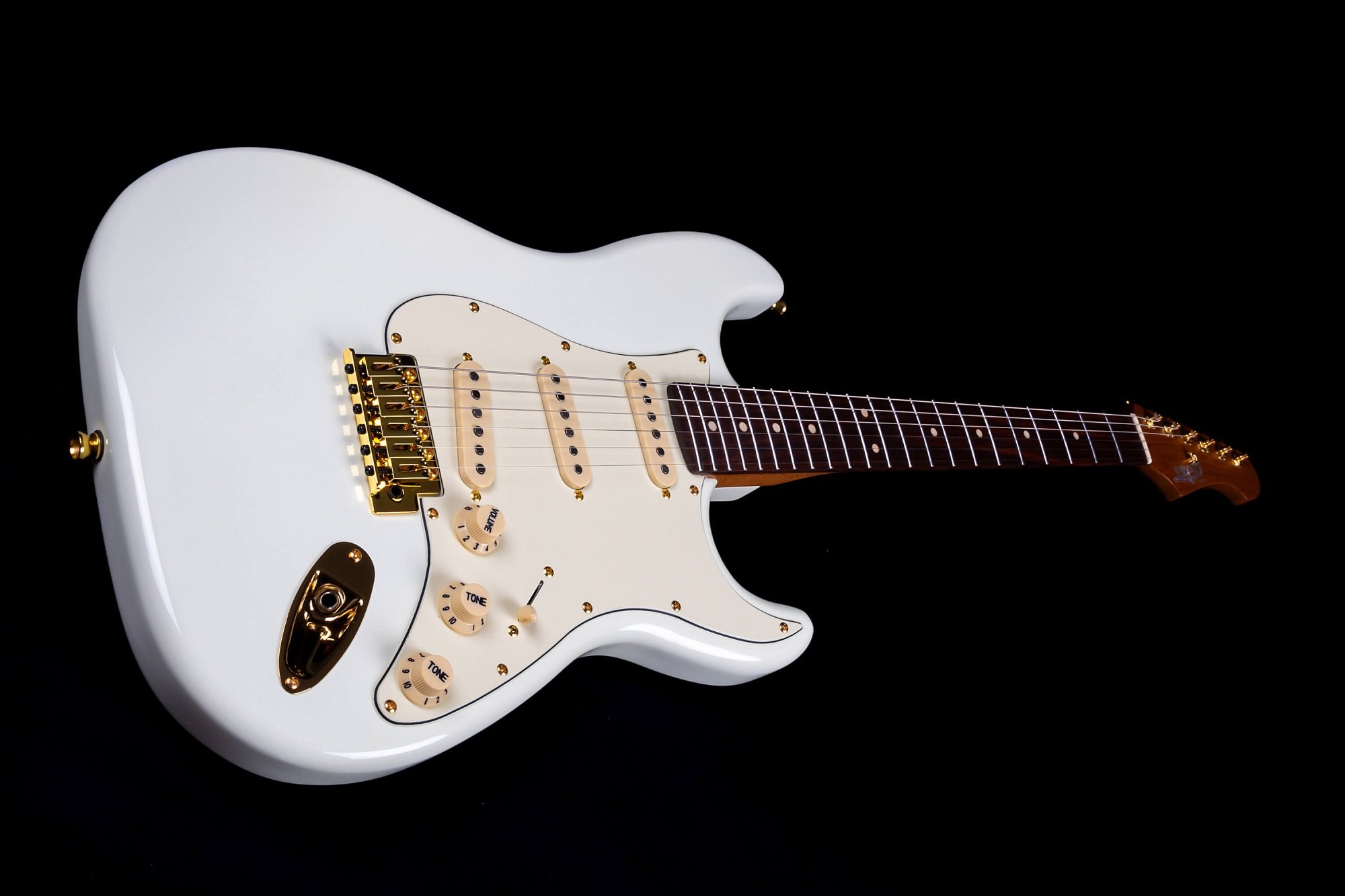 JS-380 Olympic White Gold E-Gitarre