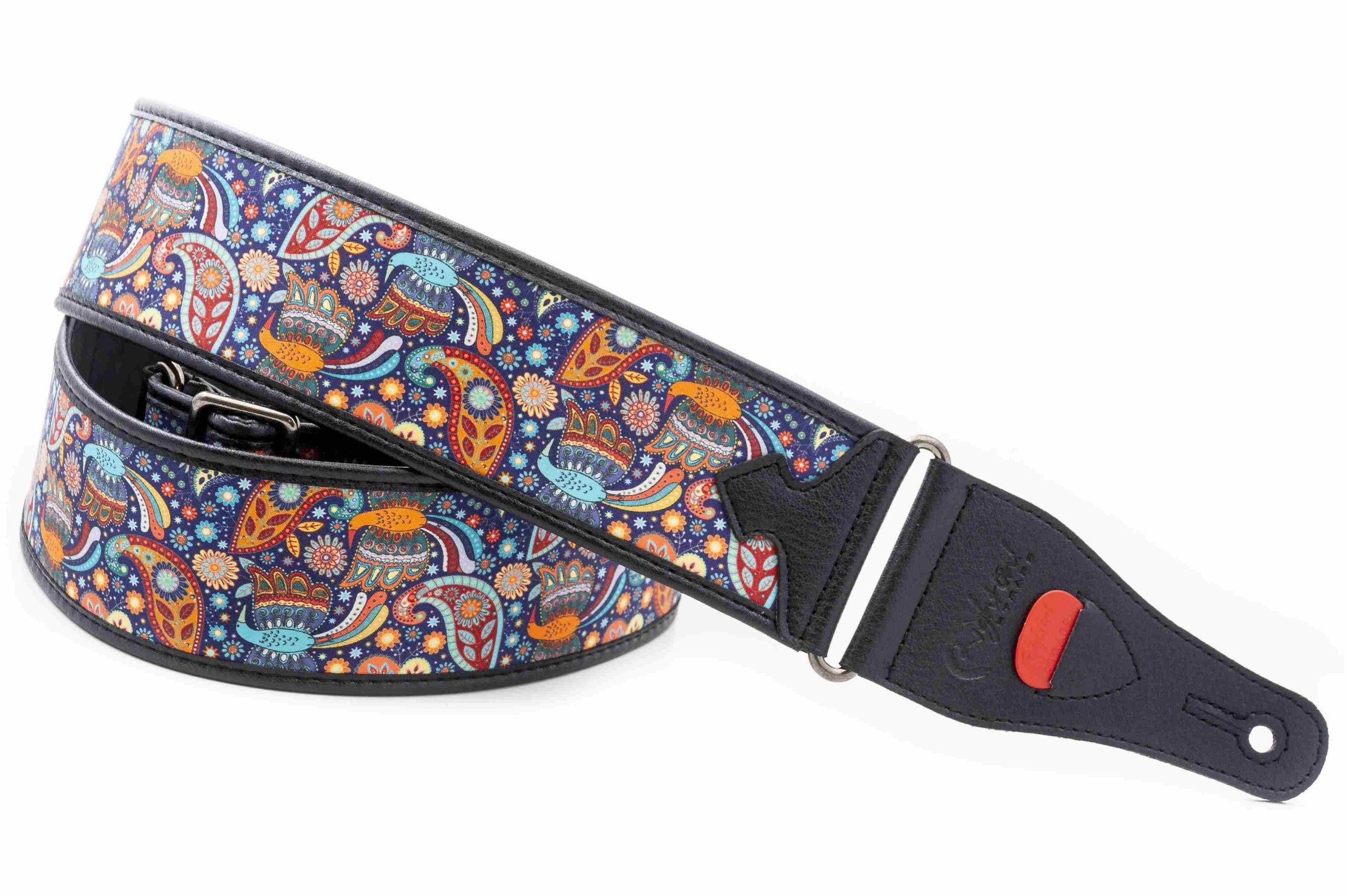 Kashmir Blue Guitar Strap