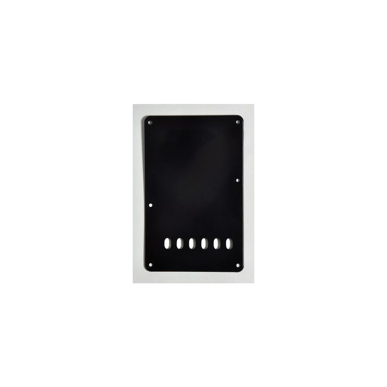 PLT2B Abdeckplatte für Tremolo-Fach - schwarz, 1-lagig