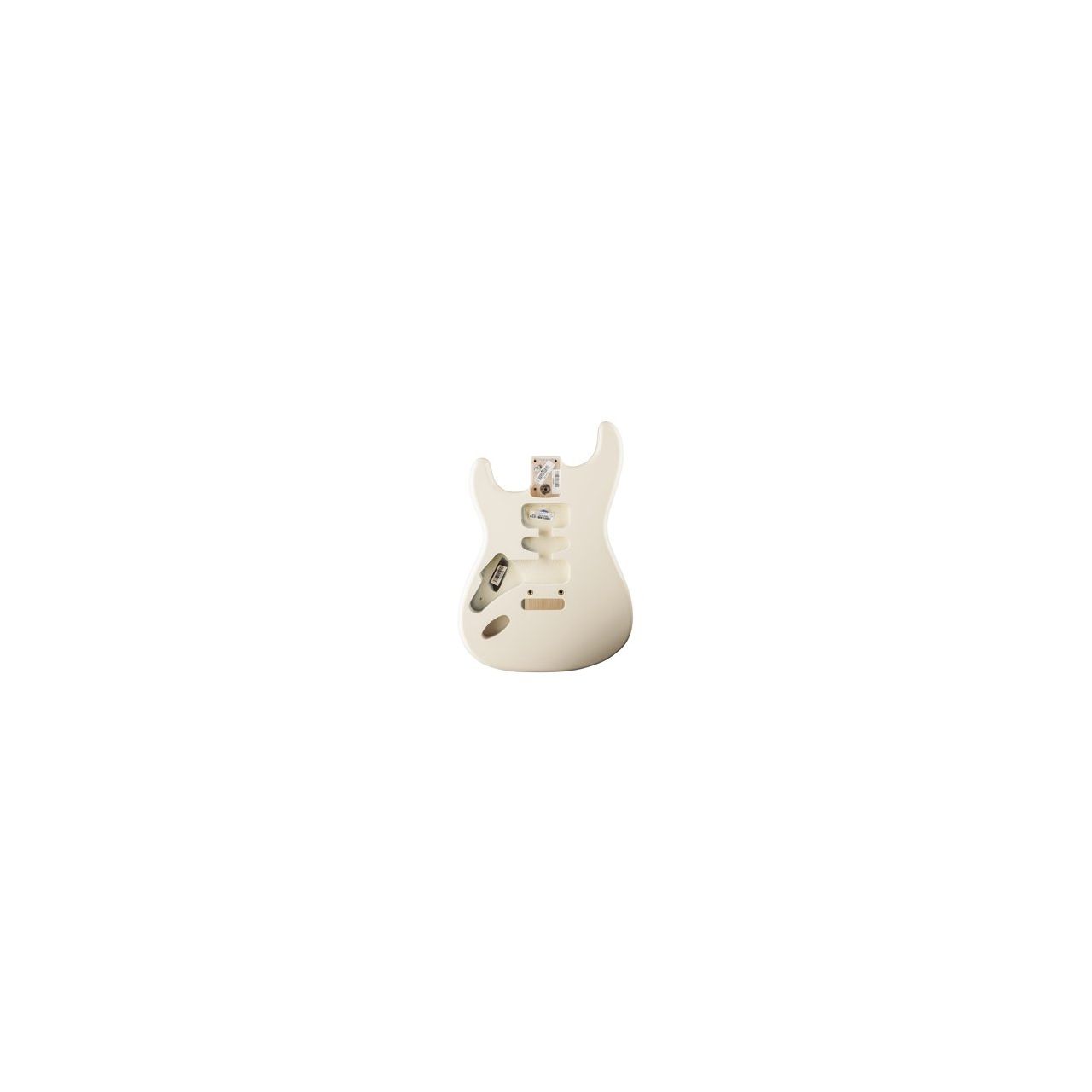 USA Stratocaster® Left-Hand HSH Alder Body, Olympic White