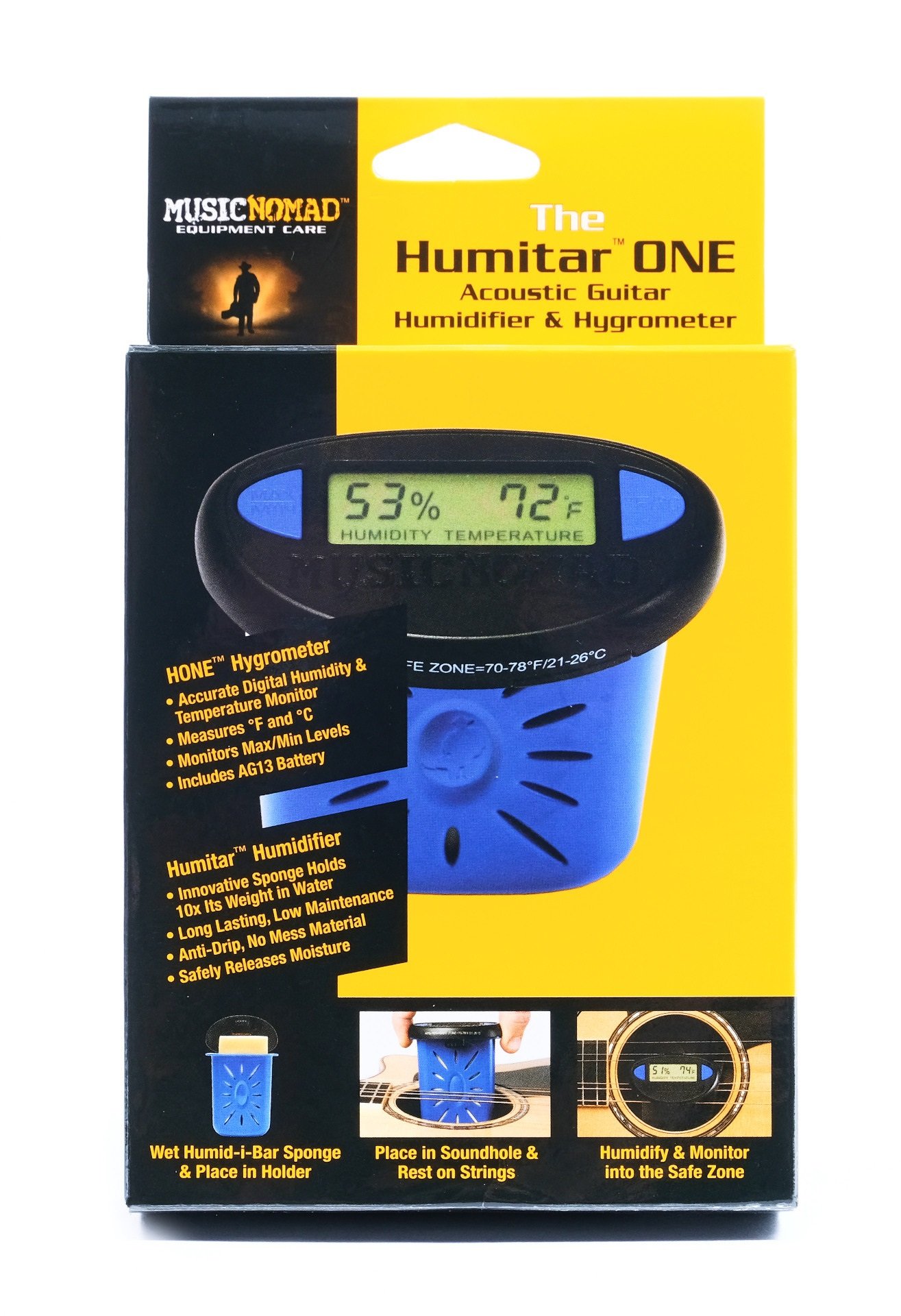 MN311 Acoustic Guitar Humidifier & Hygrometer