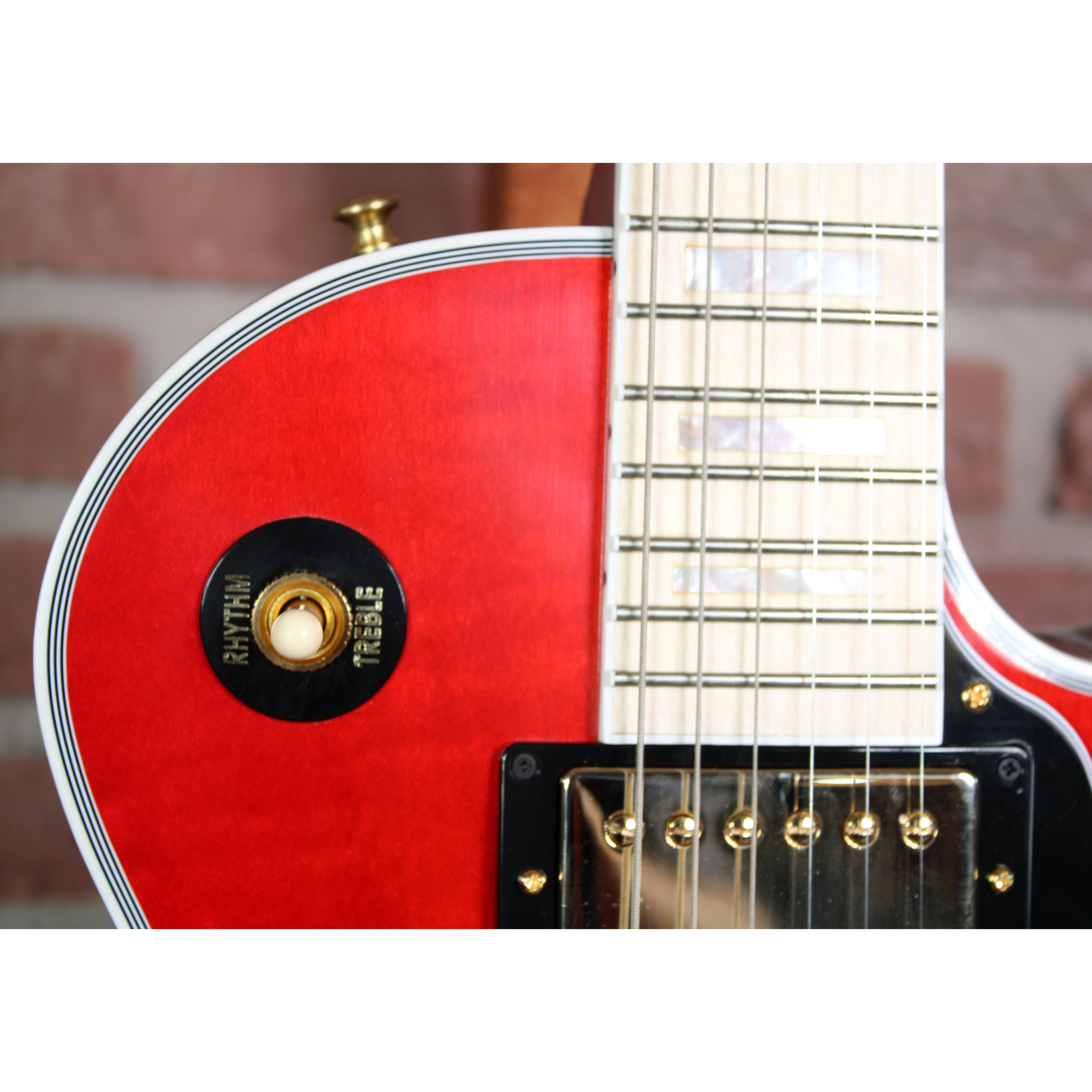 Gibson Les Paul Custom Heritage Cherry Sunburst Obenansicht