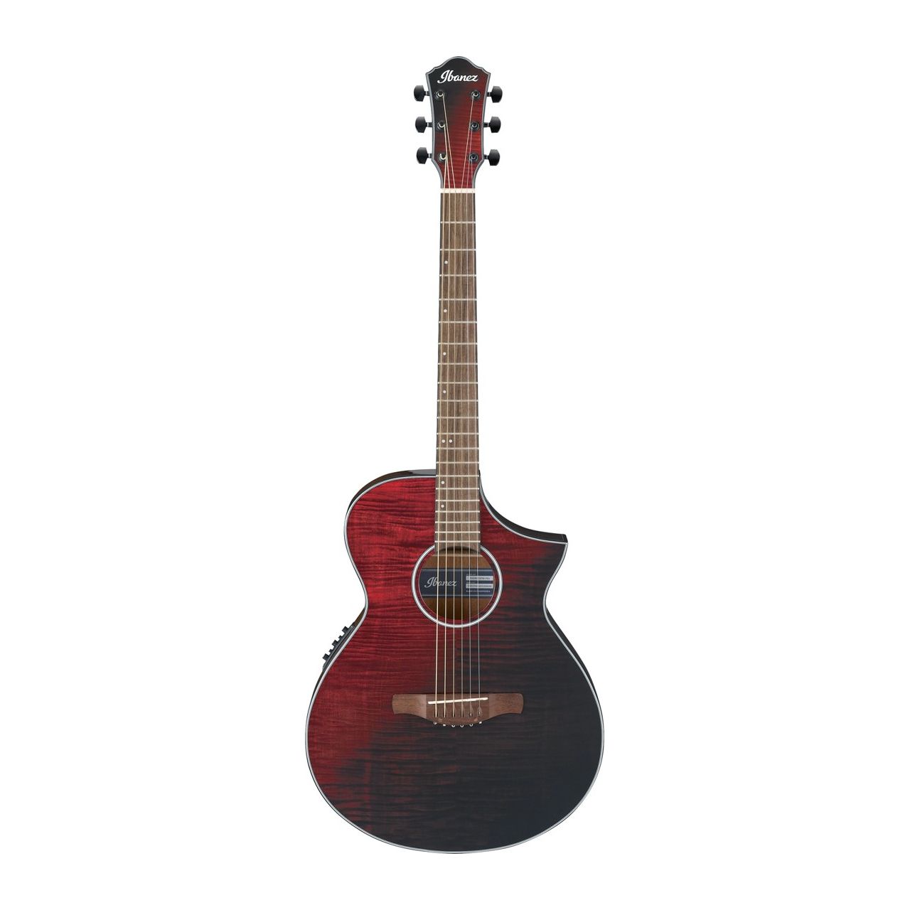 AEWC32FM-RSF Acoustic Guitar Red Sunset Fade
