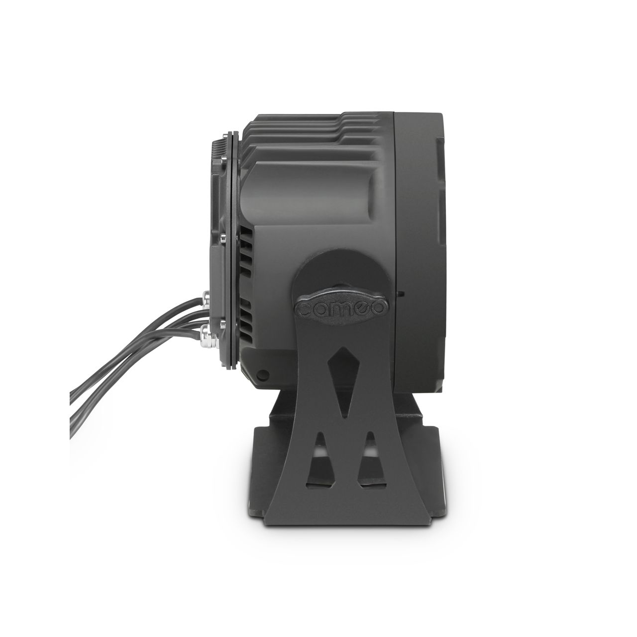 Cameo FLAT PRO 7 IP65 - 7x 10W FLAT LED RGBWA Outdoor PAR Scheinwerfer in schwarzem Gehäuse