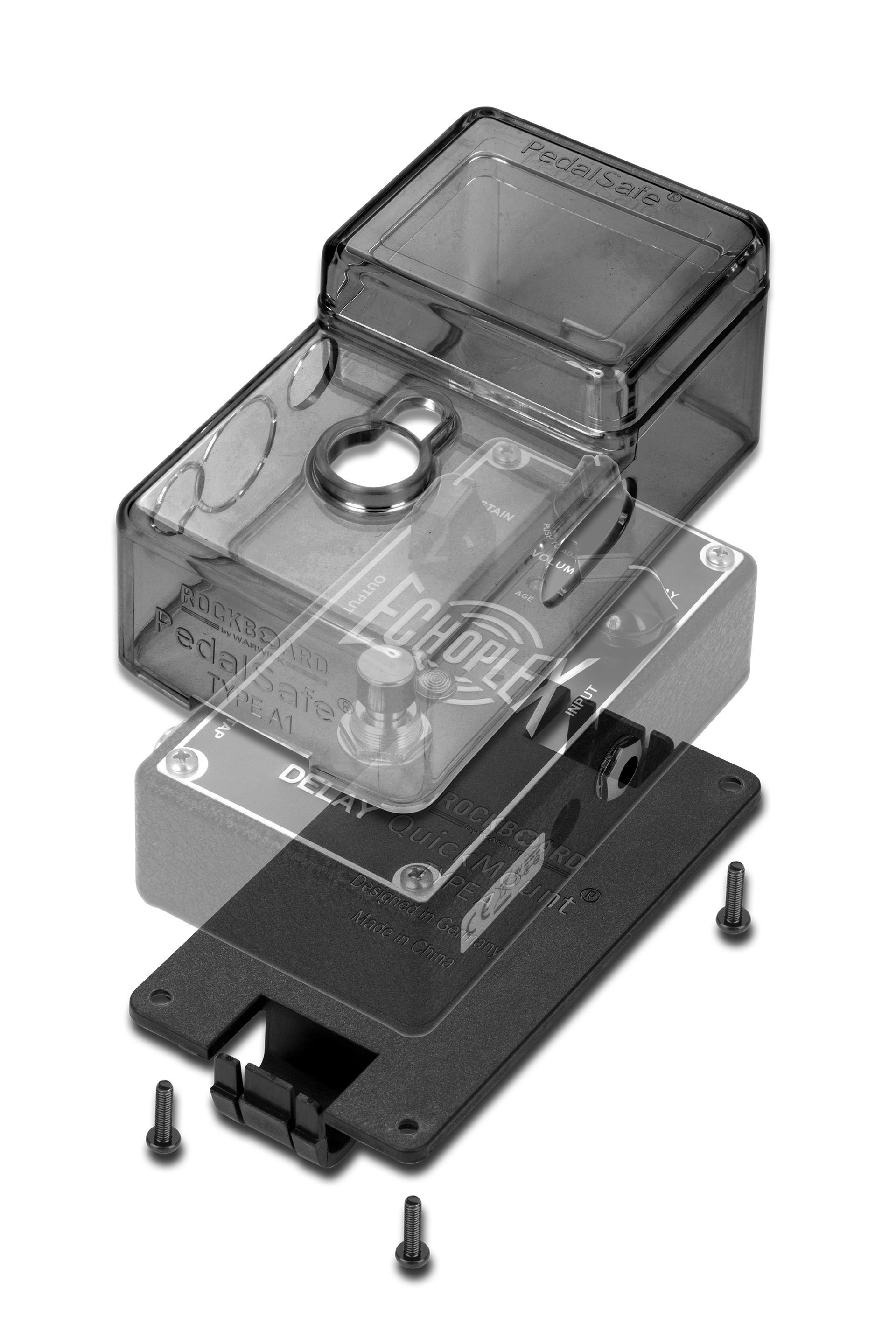 PedalSafe Type A1.1 - Protective Cover and Rockboard Mounting Plate