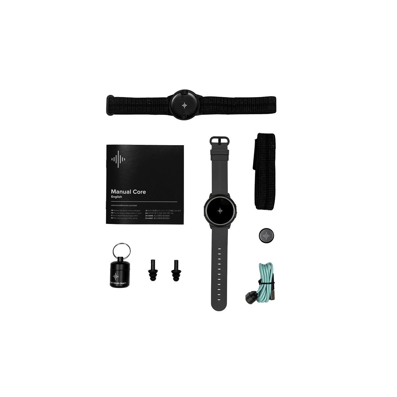 Soundbrenner Core 4-in-1 inkl. Silikonarmband