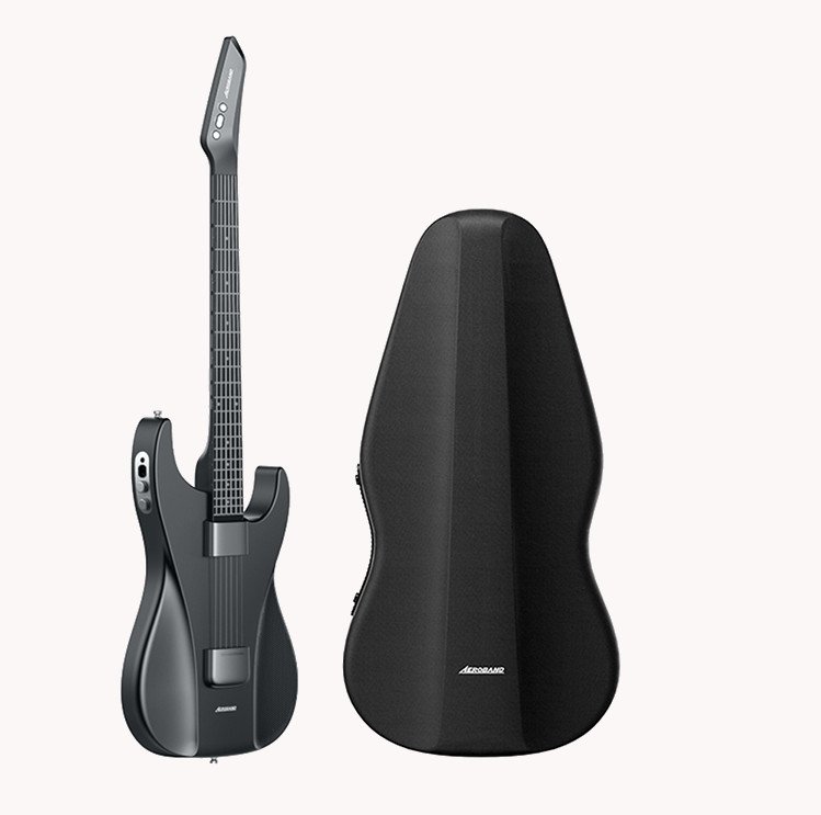 Smart Guitar Black – Portable All-in-One Digital MIDI Guitar