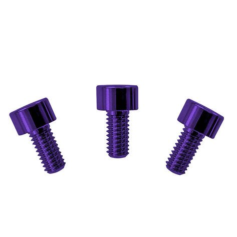 FRNCSPLP Color Stainless Steel Nut Clamping Screws Purple