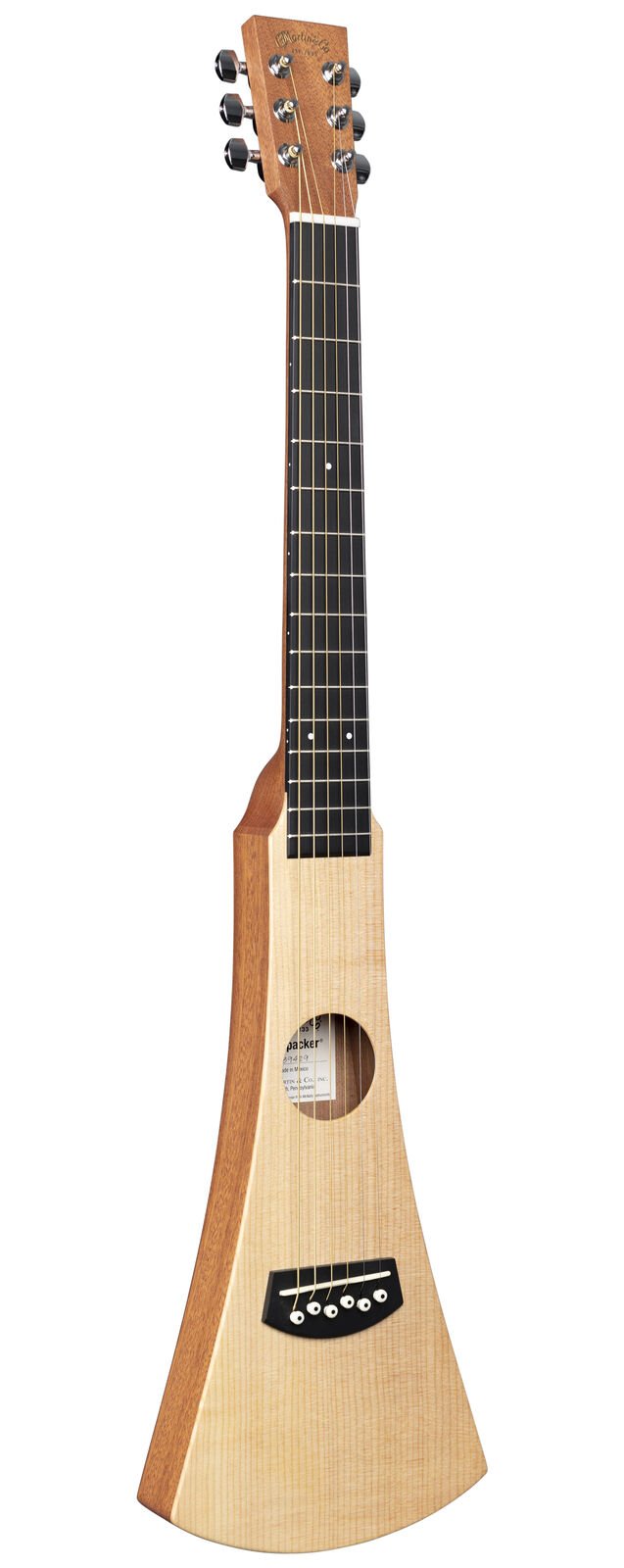 Steel String Backpacker Guitar - Lefty