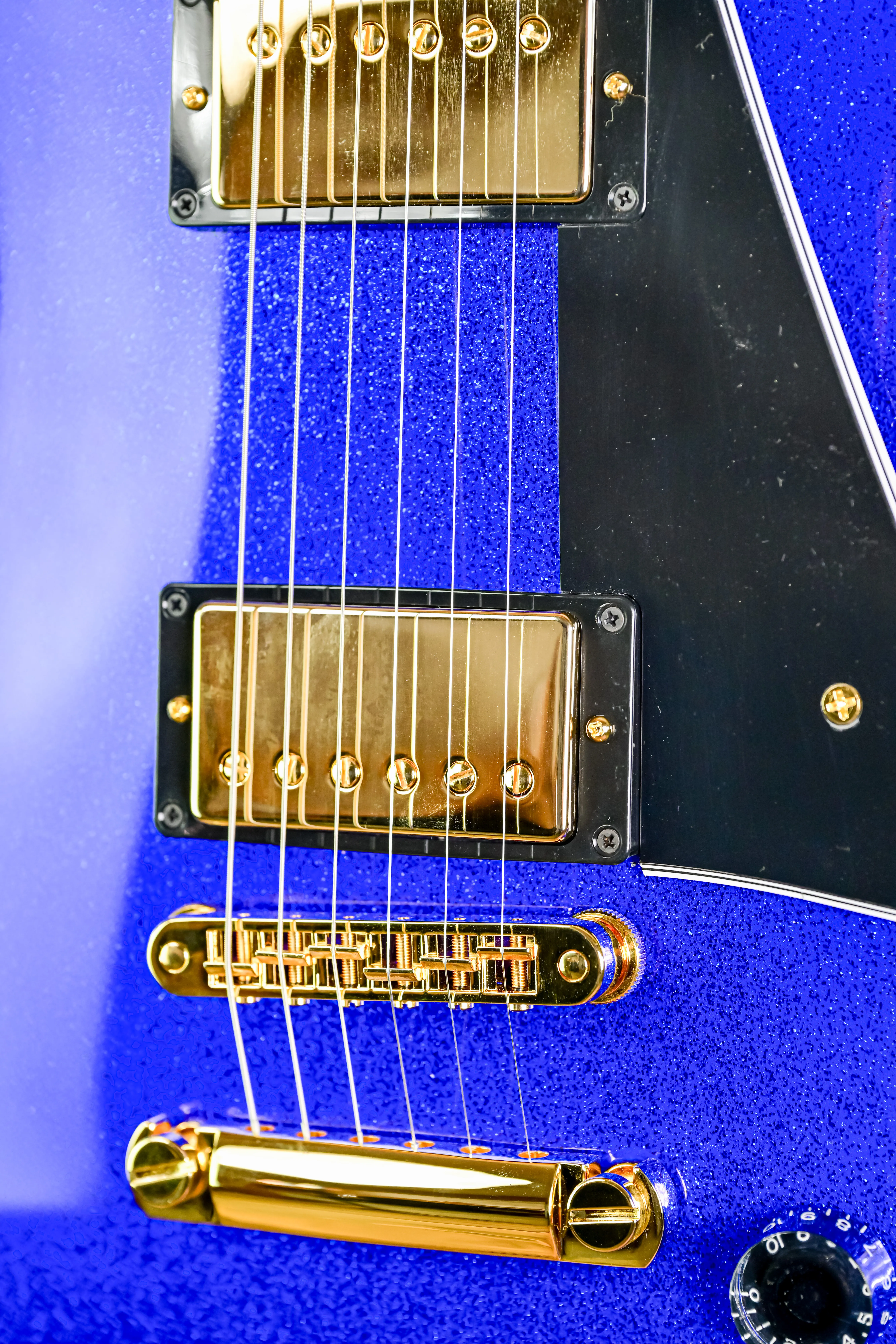 Les Paul Custom M2M Dark Blue Sparkle (B-Stock) High-End Guitar