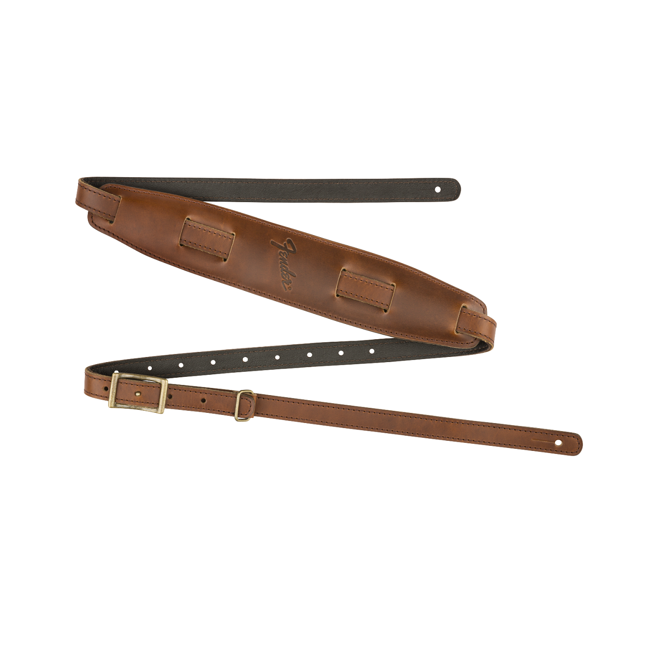 Vintage Saddle Strap, Long, Cognac