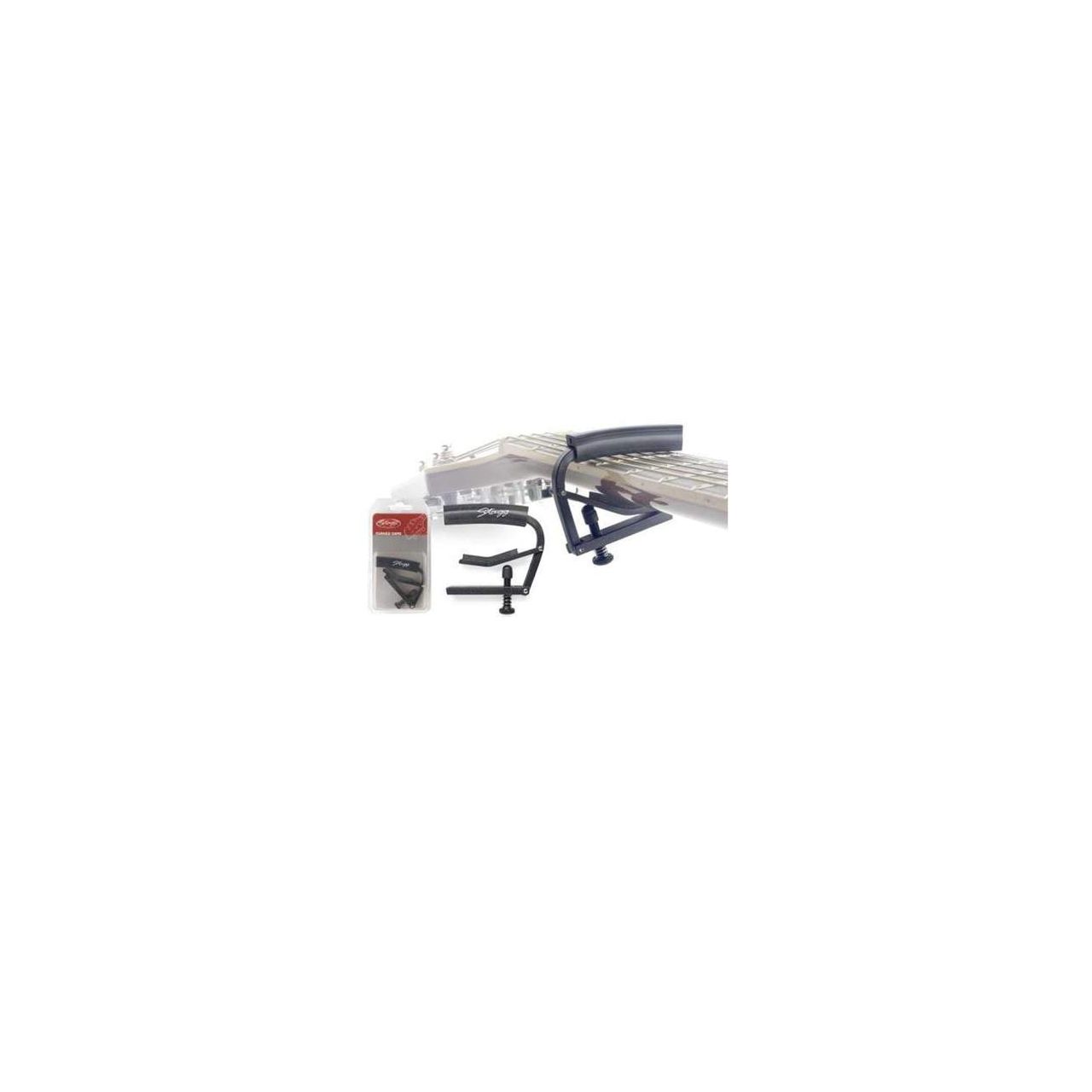 SCPD-CU BK Capo für Acoustic & E- Gitarre Schwarz