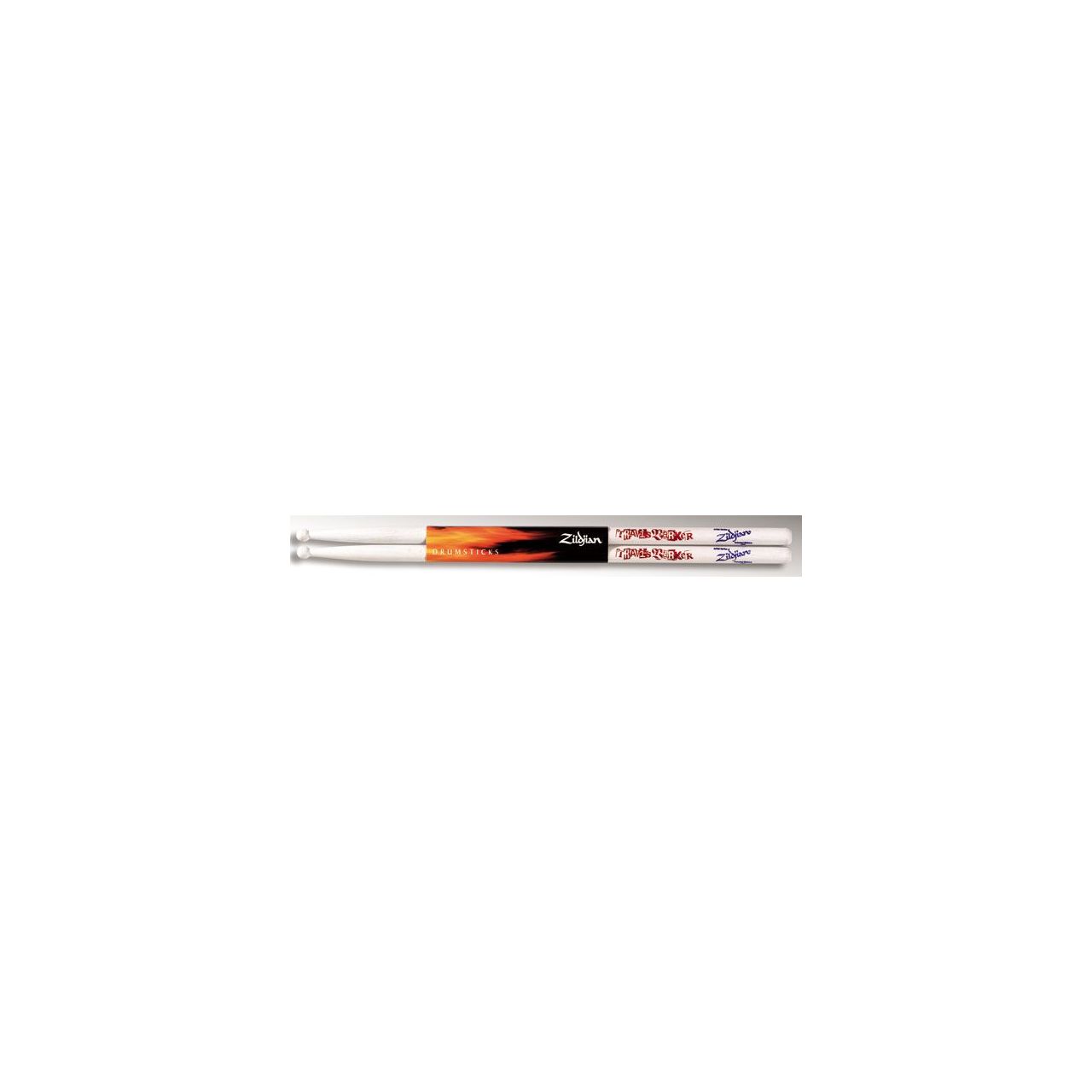 Travis Barker Artist Series Drumstick, Wood Tip, White