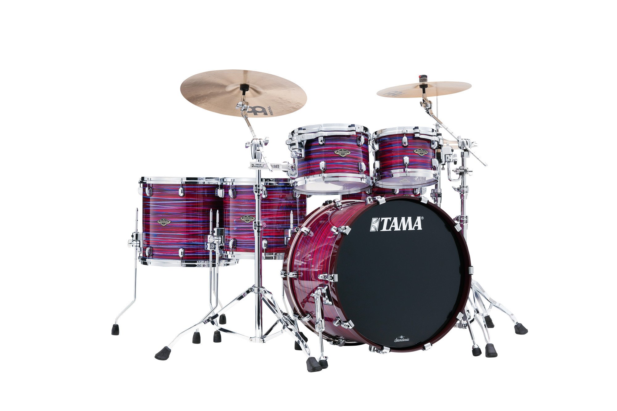 Starclassic Walnut/Birch Lacquer Shell Kit 5 teilig - Lacquer Phantasm Oyster