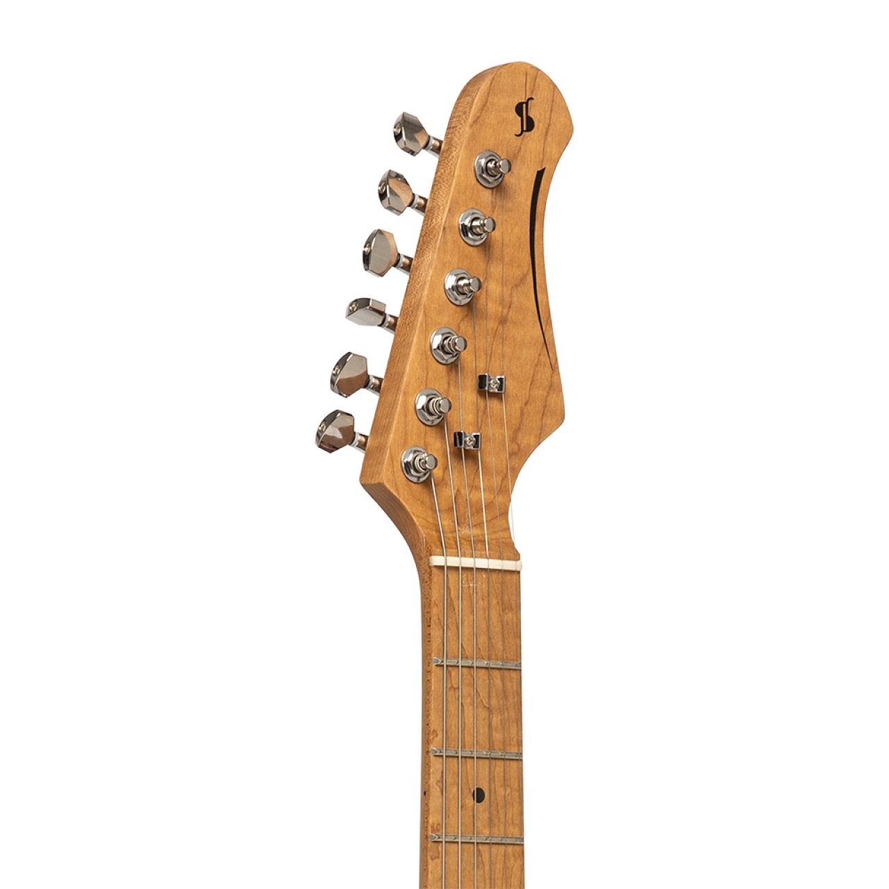 T-Style E-Gitarre Natural Set Plus