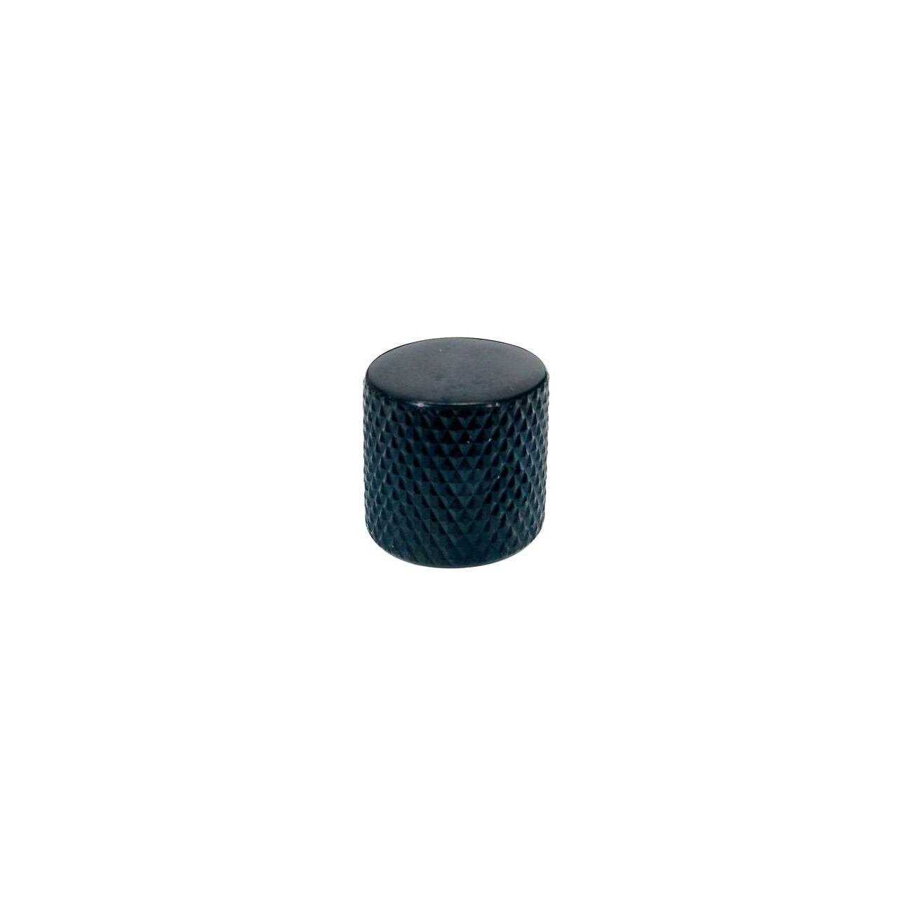 Potiknopf, Dome Knob, Metall, schwarz, 19,0mmx19.0mm, push on, 6,0mm Schaft