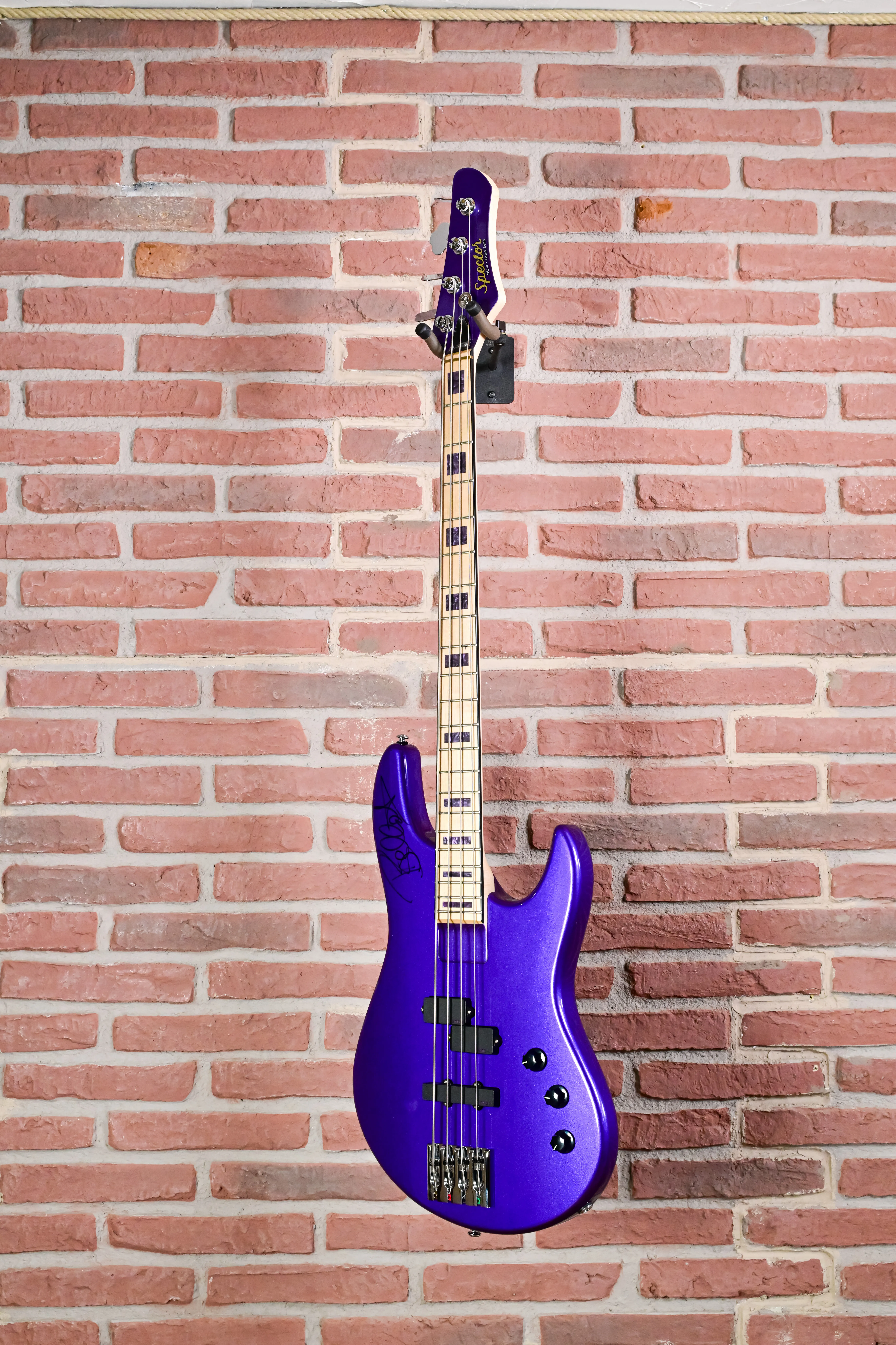 NC-4 Bass Metallic Purple - Signed by Frank Bello Signature -  #2