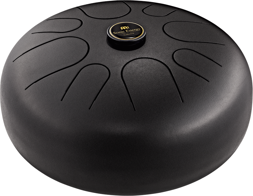 Steel Tongue Drum G-Dur in black