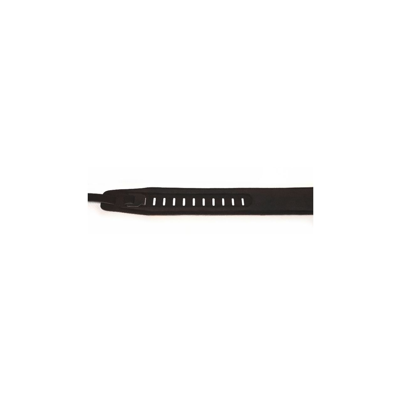 1047 Ledergurt Beaver's Tail Buffalo Black, Made in Germany