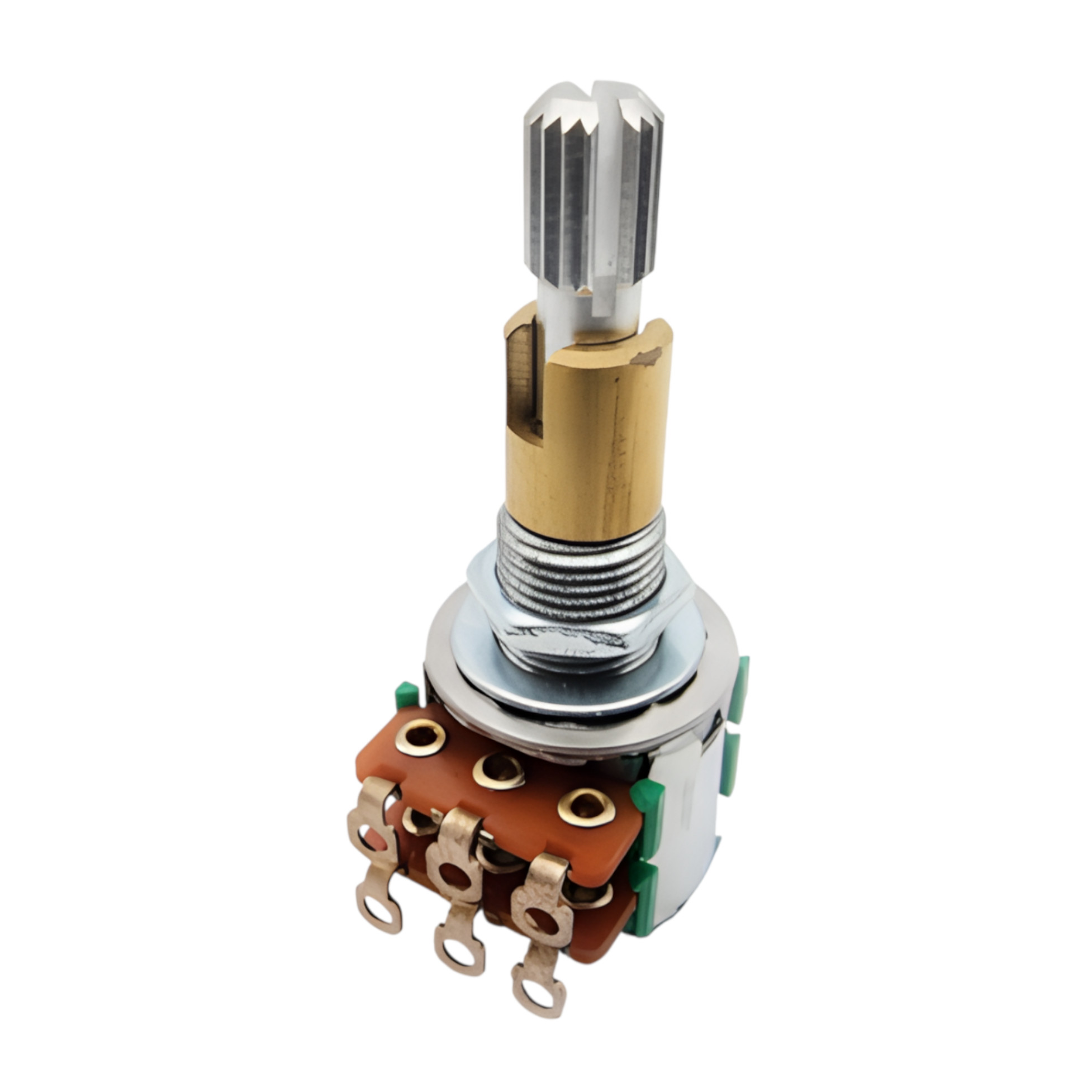 Stacked Dual Mono Potentiometer 30A250K / 30A250K (250K-30A-DC-KP) 