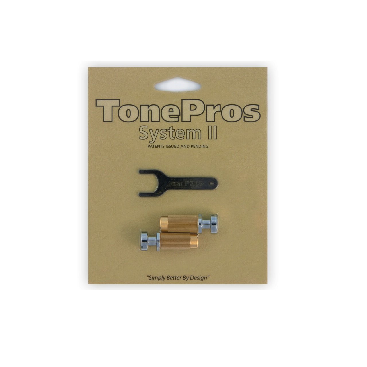 SM1 C Metric Brass Locking Studs - Chrome