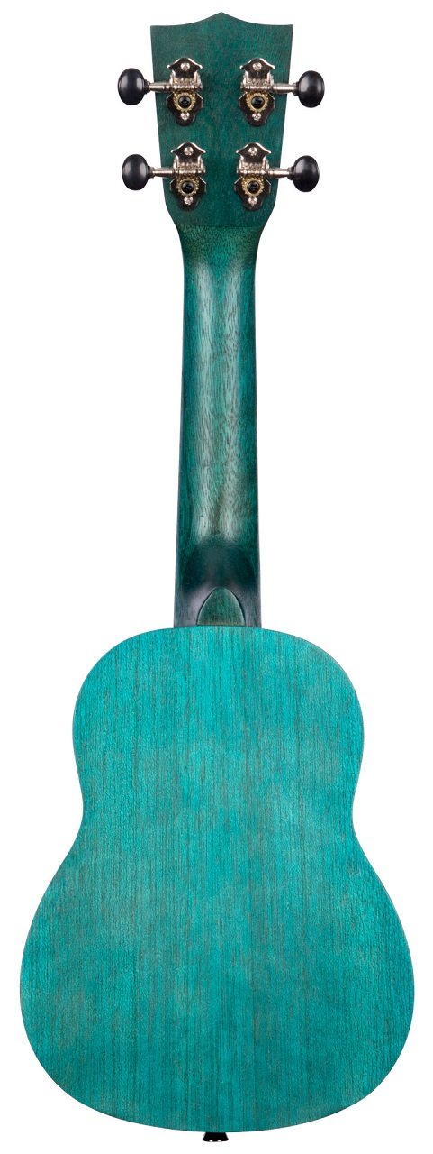 KA-MRT-BLU-S Ocean Blue Watercolor Meranti Soprano Ukulele