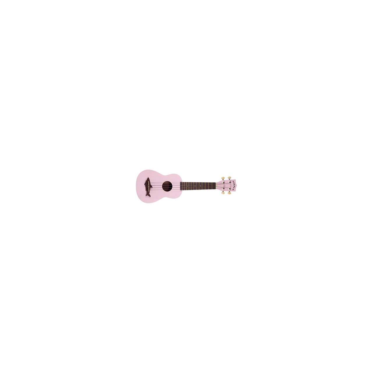MK-SS/PNK - Shell Pink, Vintage Satin Finish  - Makala Shark Soprano Ukulele