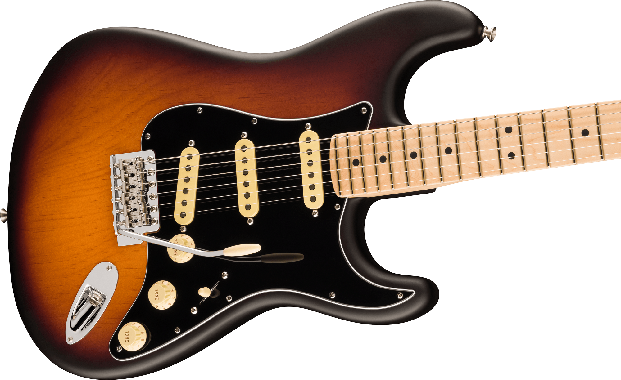 American Performer Timber Pine Stratocaster®, Maple Fingerboard, 2-Color Sunburst