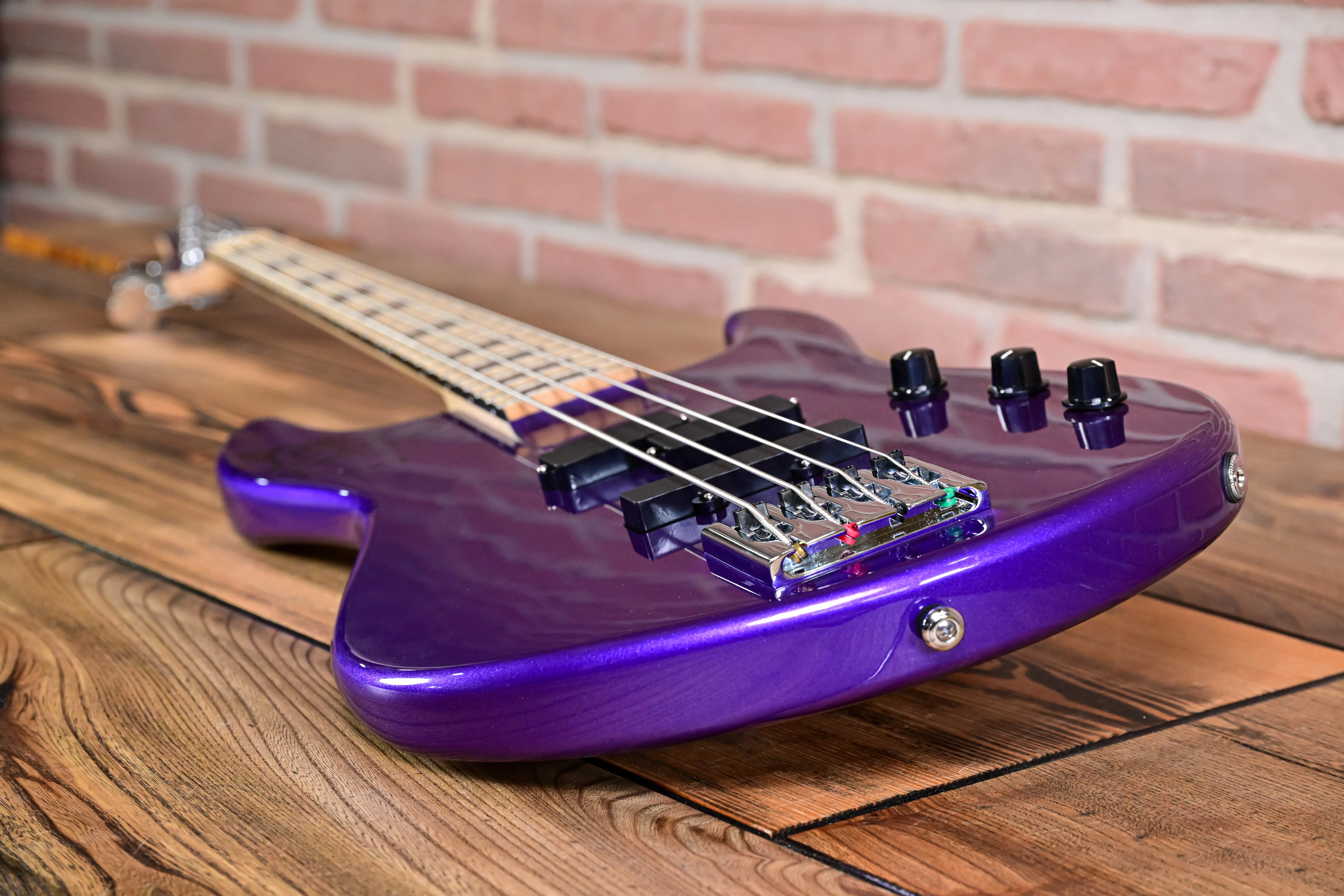 NC-4 Signed by Frank Bello Signature Bass Metallic Purple #1