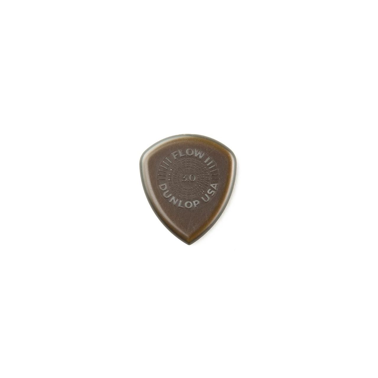 Dunlop Flow Standard Picks with Grip, Refill Pack, 12 pcs., olive, 3.00 mm
