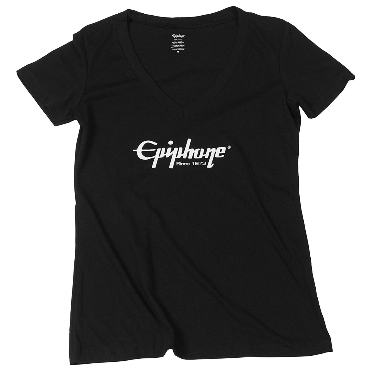Logo Women's V-Neck T (Black), Large