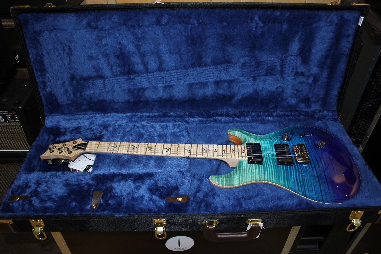 Wood Library Custom 24 Fade Limited Edition - Blue Fade
