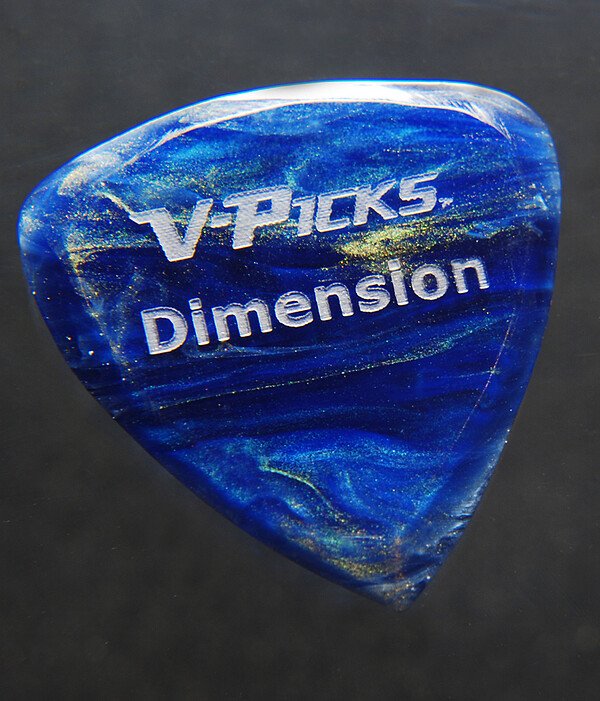 Dimension Pick blue swirl