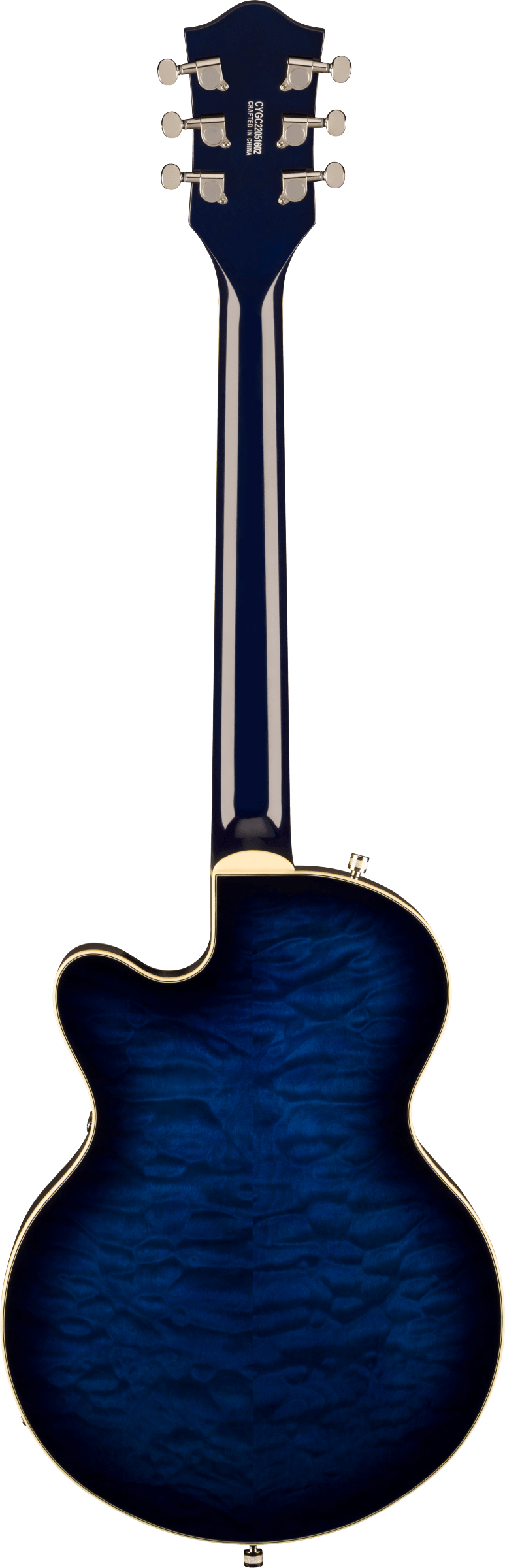 G5655T-QM Electromatic® Center Block Jr. Single-Cut Quilted Maple with Bigsby®, Hudson Sky