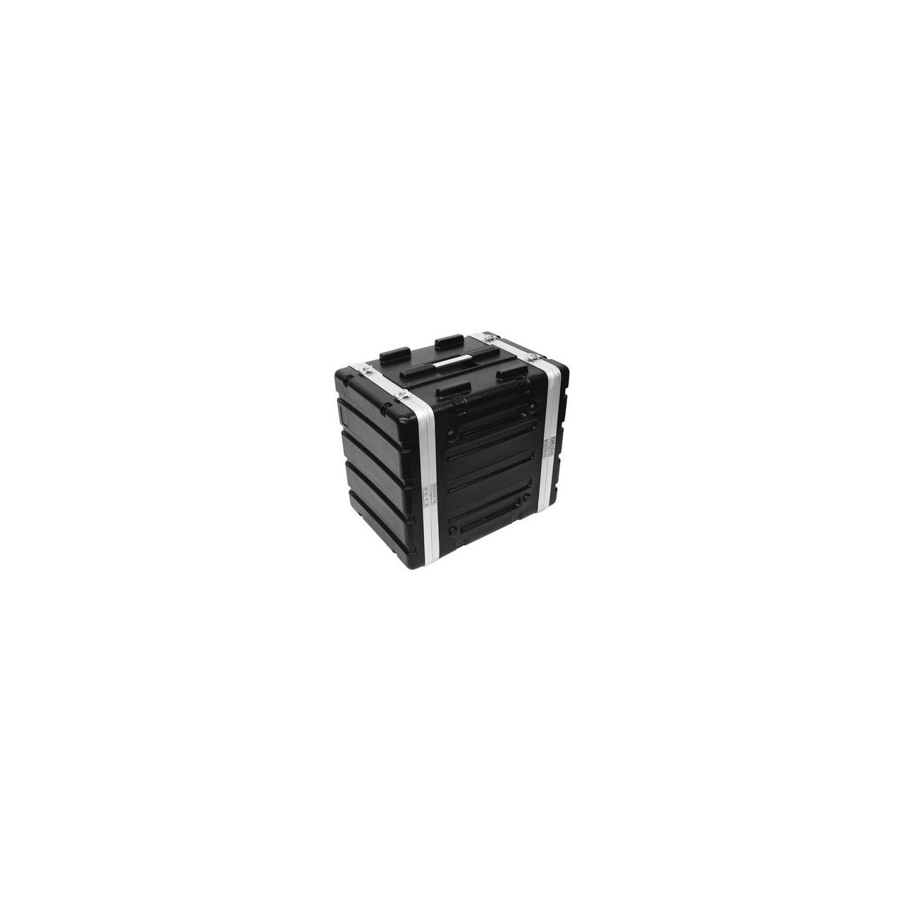 Kunststoff-Rack KR-19,8HE, DD, schwarz
