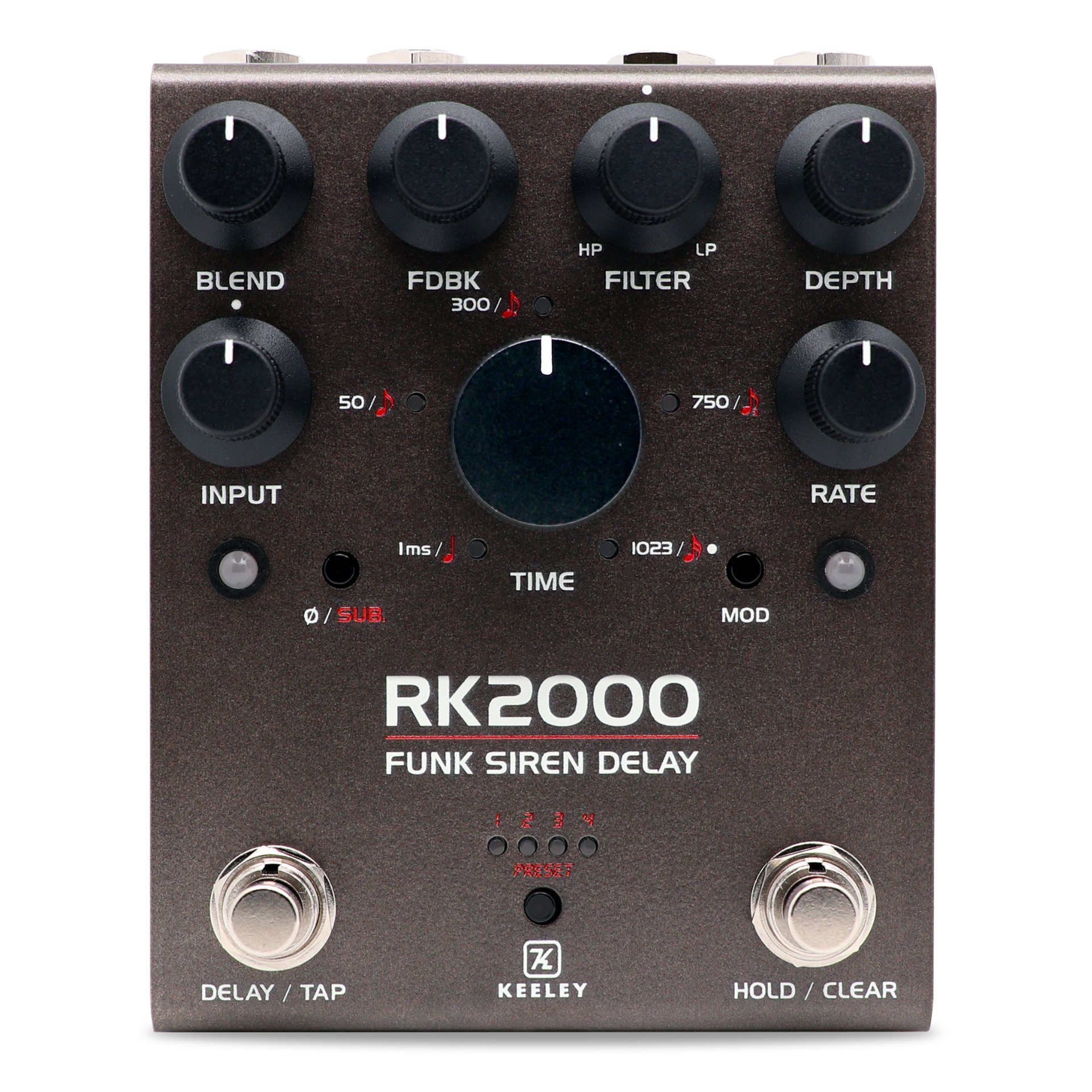 RK2000 Funk Siren Delay Effektpedal
