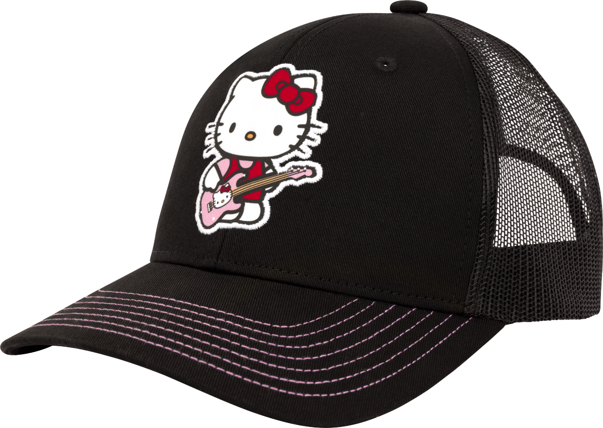 Hello Kitty® Black Logo Hat, One Size Fits Most