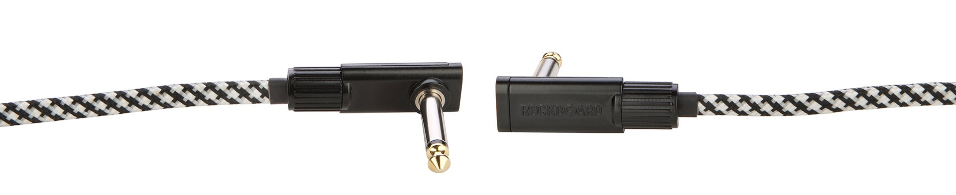Flat Patch Cable 60cm Salt&Pepper Tweed Series