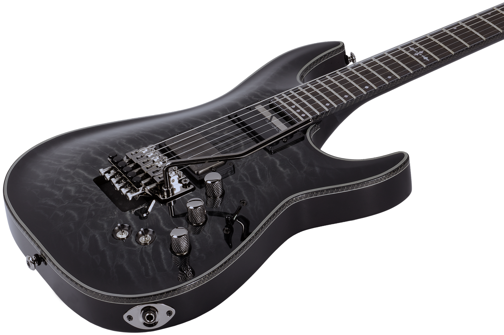 Hellraiser Hybrid C-1 FR S Trans Black Burst E-Gitarre