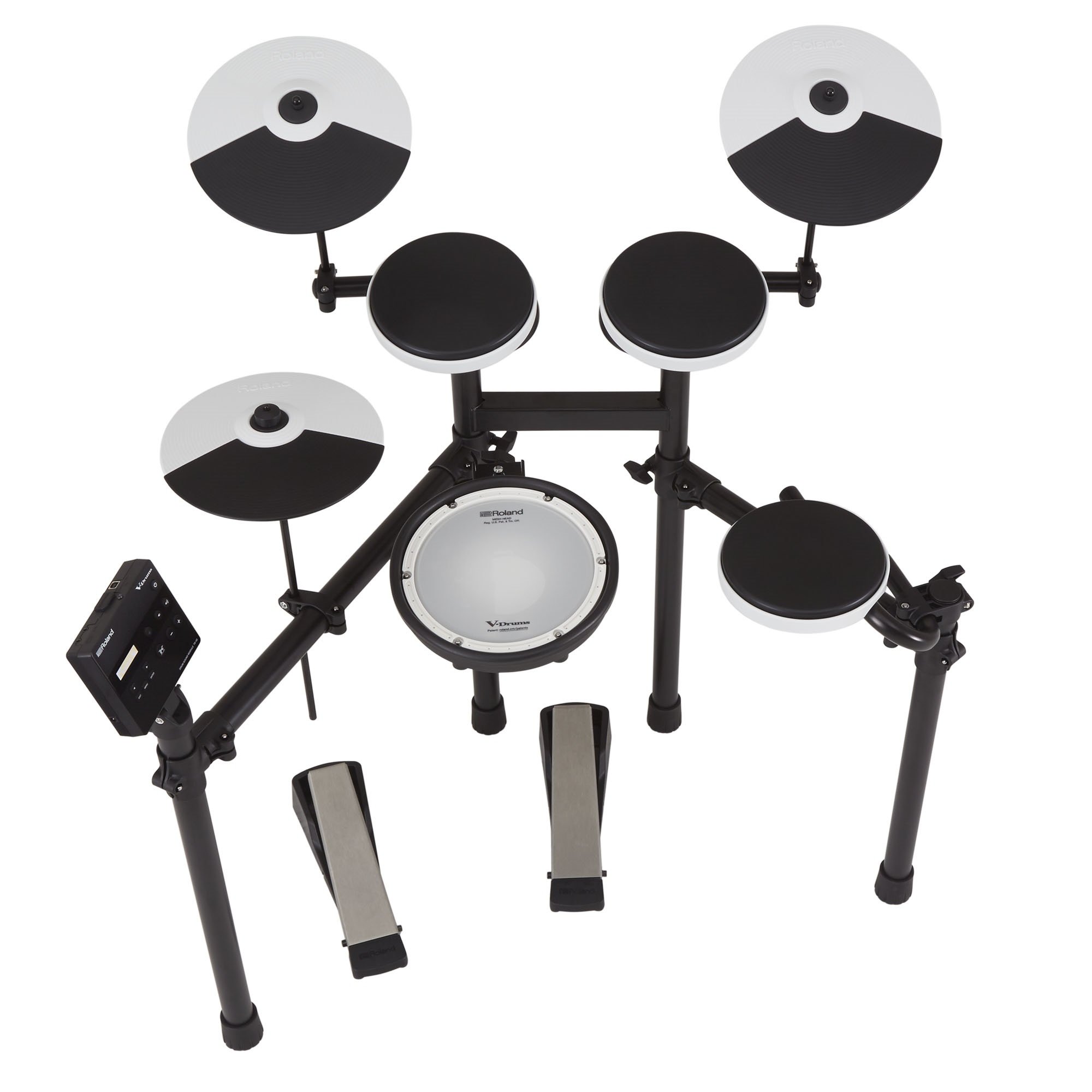 Roland TD-02KV Drum Kit mit leisem Kick Pedal für Zuhause